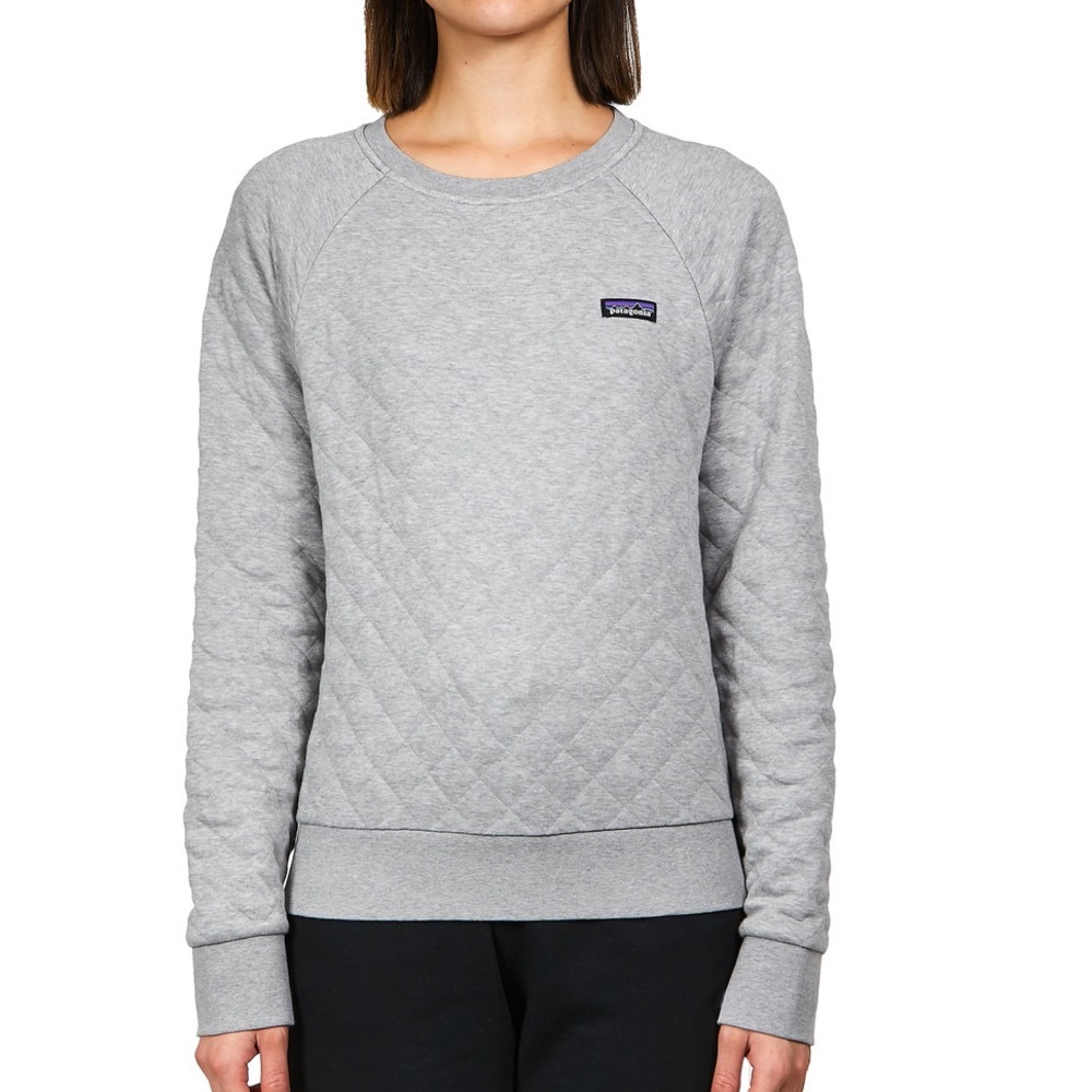 Patagonia Cotton Quilt Crew Sweatshirt (Gray)